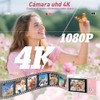 Cámara Digital 4K, Lente De 48 MP, Zoom Óptico de