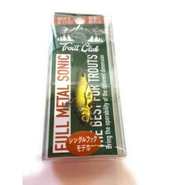Flash Union Trout Club Full Metal Sonic Single Hook Model 3.5g #011 Holoas