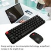Wireless Keyboard Mouse Combo Mini Portable Retro Silent 2.4G Wireless