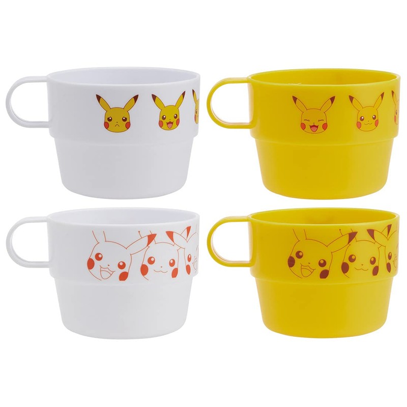Skater KS32S-A Set of 4 Stacking Cups with Case, 28.7