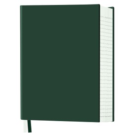 Notebook Journal, 8.5" x 11", 400 Pages College Ruled Notebook, Leather Journal for Women Men, Thick Journals for Writing, 125pcs Sticky Tabs, Inner Pocket, A4 Large Notebooks for Work School, Green