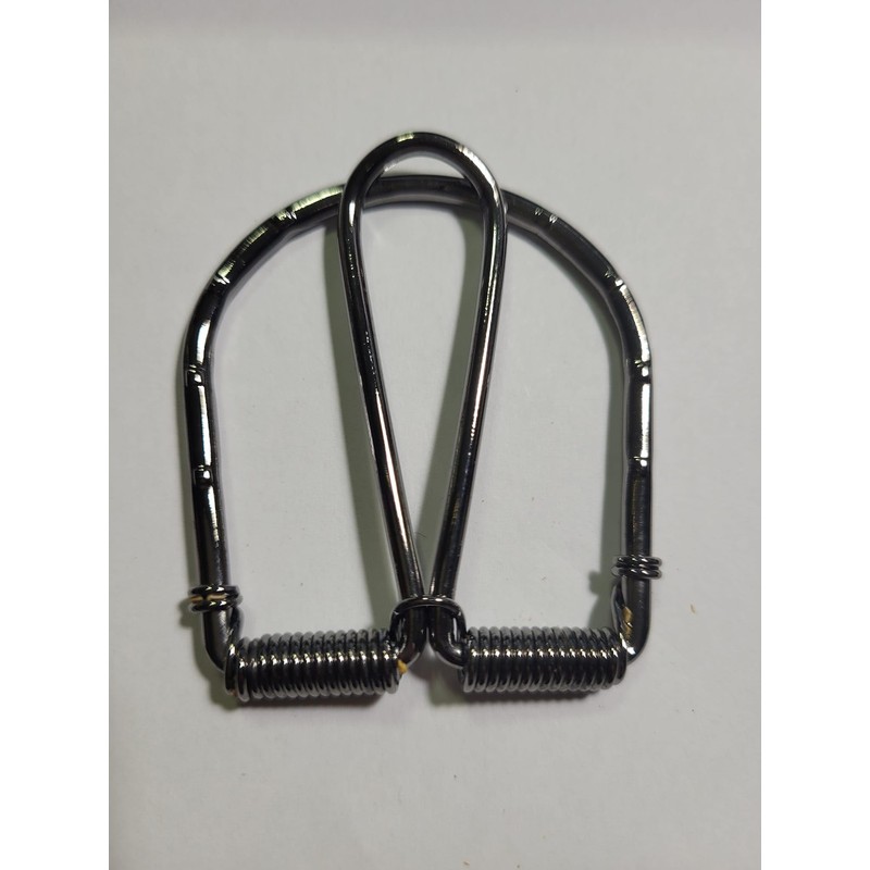 BLUSUPERSHOP Black Burnished Spring Spring Money Clips Handmade Unisex Wet