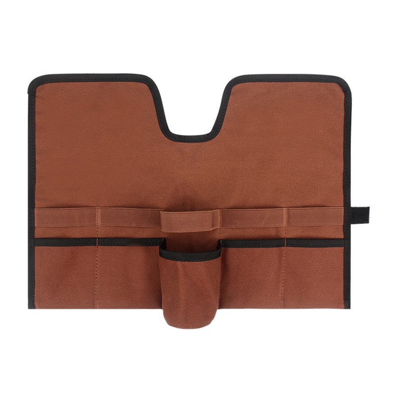 Canvas Cocktail Set Carry Bag Portable Folding Roll Strap Professional