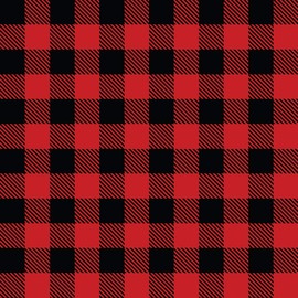 Buffalo Plaid Pattern HTV Heat Transfer Craft Vinyl for T shirts and Fabric| Printed Sheets for Cricut, Silhouette, Cameo, Decals, Signs, Stickers By Craftables