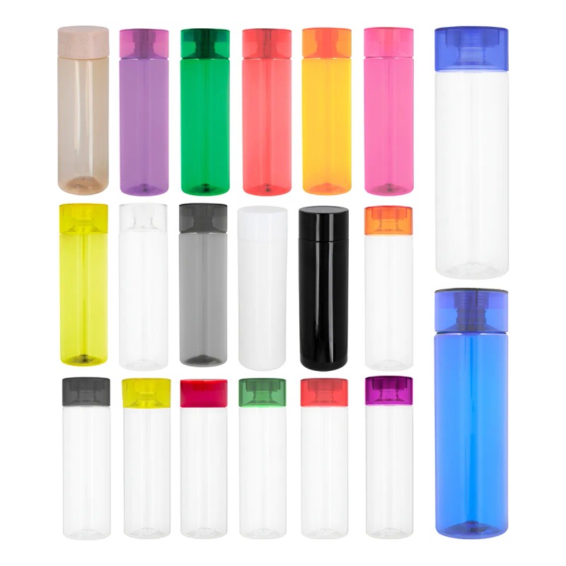 Pack De 5 Vasos De Plástico Con Tapa Enroscable 660ml
