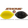 Jetz-Scrubz Scratch-Free Scrubber Sponge, Lemon Shaped, Set of 4, Made