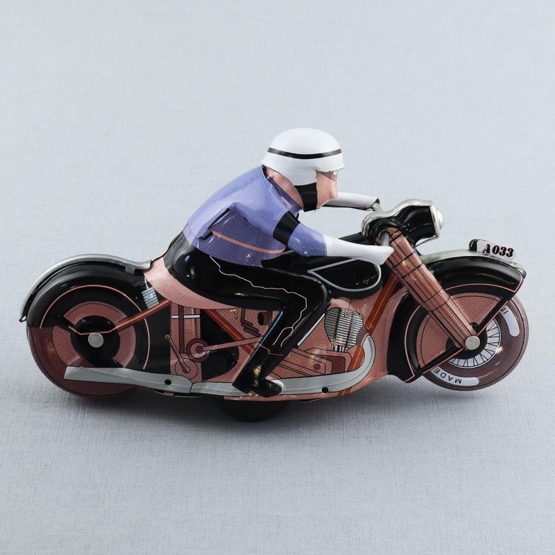 Superfreak Tin Toy Racing Motorcycle