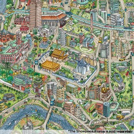 Pintoo Jigsaw Puzzles 4800 Piece for Adults - Tom Parker - Taipei MAP Beautiful Plastic Puzzle for Home Decor Zero Dust Easy Storage [H2546]