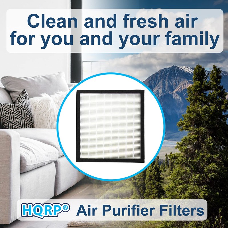 HQRP 2-Pack Filter Kit Compatible with Alexapure Breeze 3049 AP-B102