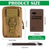 HAOWANWW 5 Pcs Waterproof Notepad Pen Set Waterproof Notebook Mini