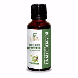 Sheer Essence Linaloe Berry Oil (Bursera Delpechiana) Essential Oil 100% Pure Natural Undiluted Uncut Therapeutic Grade Oil 1.69 Fl.OZ