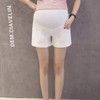 Maternity Summer Shorts High Waist Elastic Cotton Breathable Pregnancy Belly