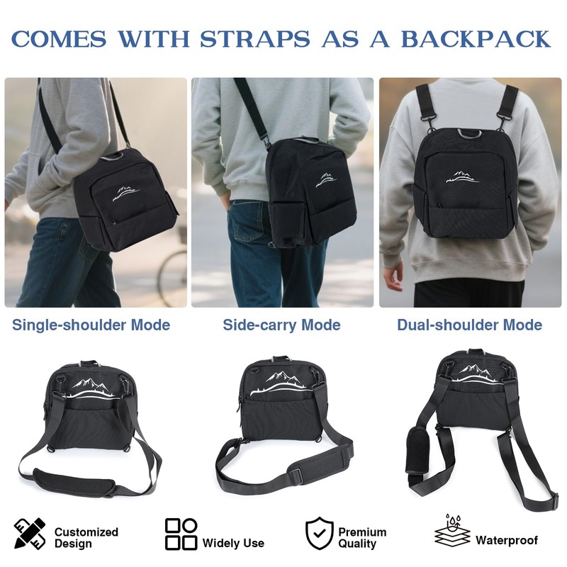KIMCARLEY Trunk Organizer Multifunction Backpack, Upgrade Design Trunk Cubby Storage