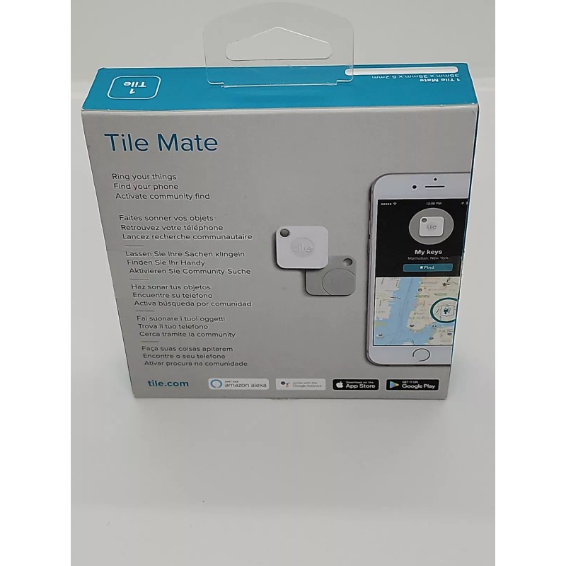 Tile Mate (2018) - 1-Pack - Keychain App Tracker -