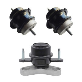 MaxBene Auto Parts Engine & Trans Mount Set. 3PCS 08-17 for Infiniti EX FX G M Q QX RWD for Auto.