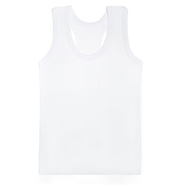 Juephe Soft Undershirt Tank Top Cotton Undershirt Sleeveless Shirts for Kids Girls Or Boys White