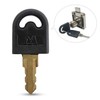 Square Desk Lock Key Set - Master Key & Keyed Alike Options Lock