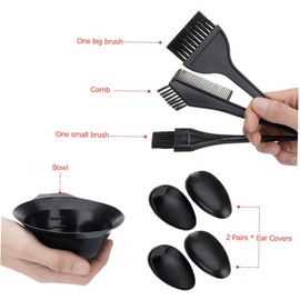 Mikinona Compact Hair Tinting Tool Set Portable Hair Dye Kit for Home Use Salon Professionals