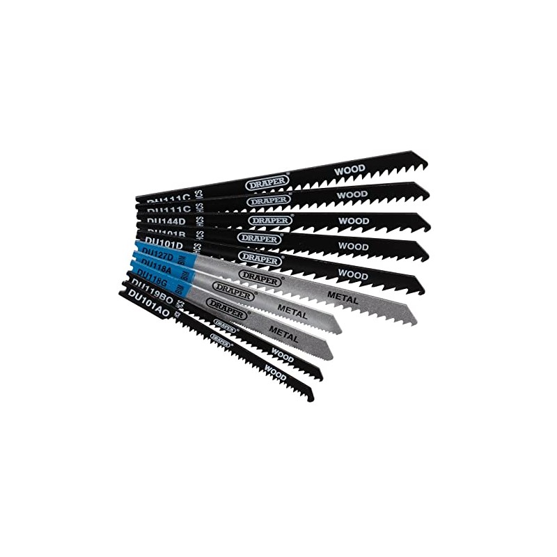 Draper 43470 Assorted BIM & HCS Jigsaw Blade Set for