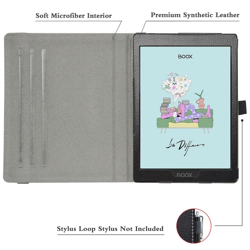 Bige for BOOX Tab Mini C Rotating Case,360 Degree Rotary