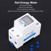 Single Phase Meter Accuracy Large Screen Multifunction Middle Button Reset