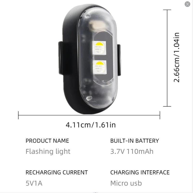 RGB Led Aircraft Strobe lights Motorcycle Lights LED Flash Position