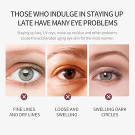Anti Wrinkle Eye Cream, Electric Under Eye Cream for Dark Circles Puffy Eyes, Hydrating and Firming Eye Serum Creams, Organic Eye Repair Cream, Anti-Aging Eye Care Products for All Skin Types- 20g
