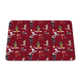 Bonamaison, Rechteck Pop Art Digital Bedruckt Mauspad, rutschfeste Unterseite, für Büro und Zuhause, Größe: 22x18 cm