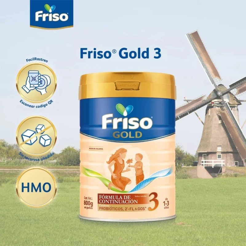 Friso Gold 3 de 1-3 años lata con 800gr