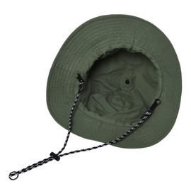 FEICUI Men Women Outdoor Bucket Hat Quick Dry Packable Boonie Hat UV Protection Sun Hat (Dark Green)