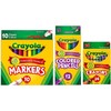 Crayola Classic Bundle: 3 Items - Crayons (24 Count), Broad