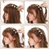 Yuxung 8 Pcs 2025 New Sparkling Crystal Stone Braided Hair