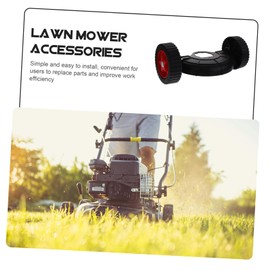 CAXUSD 1 Set Universal Caster Wheels for Lawn Mower Replacement Parts for Garden Equipment Easy Install