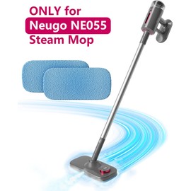 almohadillas para orejas de repuesto (2 paquetes) para Neugo NE055 Series Vapor Mop Limpiador Vaporizador de Paño de Microfibra Lavable a máquina, Reutilizable para Limpieza de Pisos