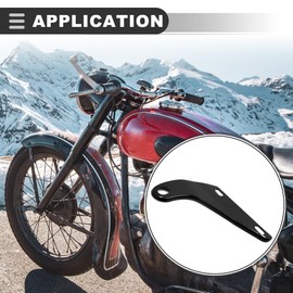 Motoforti Motor Bike Exhaust Muffler Pipe Bracket Pad, for CG125, Black, 1 Pc