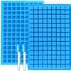 JOERSH Square Candy Molds Silicone Molds for Hard Candy, Gummy,