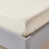 Homescapes 200 Thread Count Plain Cream Flat Sheet - Single
