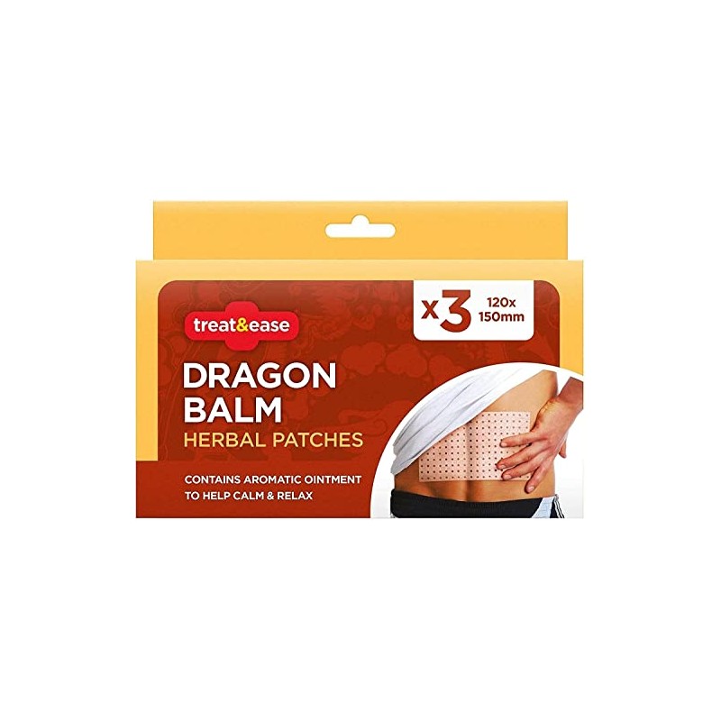 12pk Dragon Balm Herbal Patches