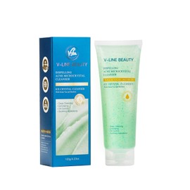 Gel Exfoliante Facial De Limpieza Profunda Con Microcristales Para Piel Con Acné, 2% De Bha + Glicerina + Té Verde Y Bambú. Ayuda A Eliminar Las Imperfecciones Del Acné Sin Resecar La