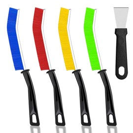 Surfela Pack of 5 Cleaning Brush, Hard Bristles, Brush Cleaning, High-Quality Multifunctional Gap Joint Brush for Kitchen, Bathroom, Window Strips and Tile Spaces