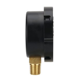 Watflow 2" Start and Clean Filter Pressure Gauge, Water Pressure Gauge, Swimming Pool Gauge, 1/4" NPT Lower Mount