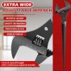 SAutoMarine 3239 16"Extra Wide Adjustable Spud Wrench,1-5/8" Jaw,CR-V Steel with
