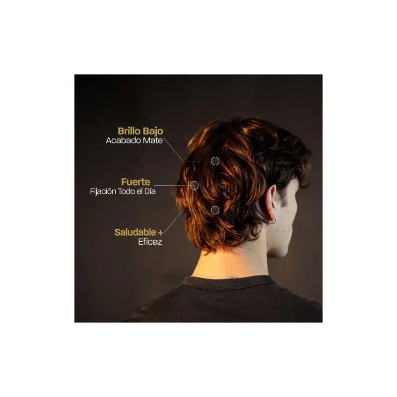 Pomada Para Cabello Fijación Y Estilo Acabado Natural