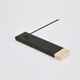 Esteban Ceramic Incense Plate, Black