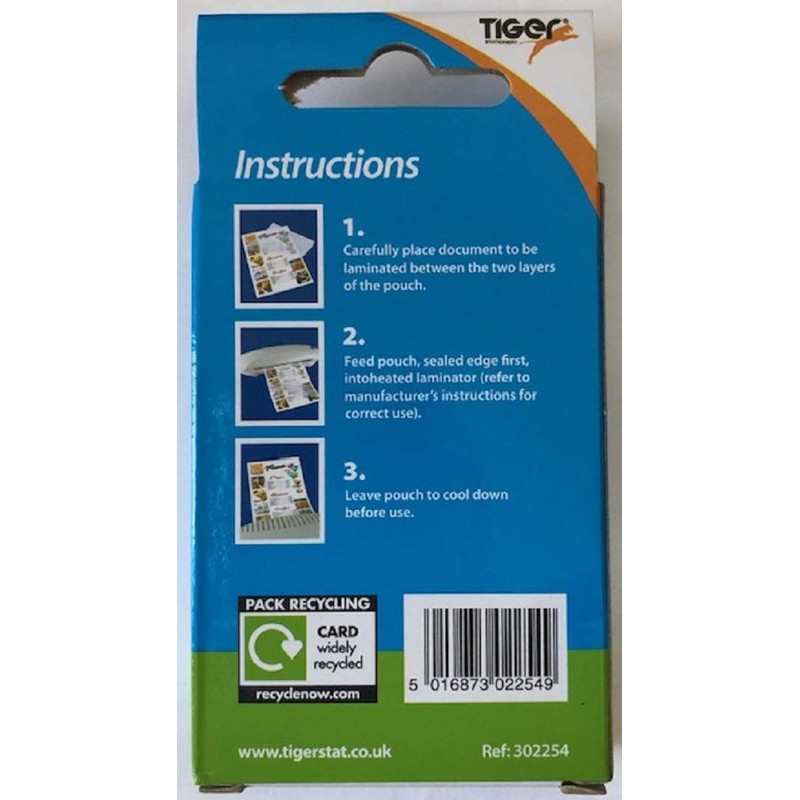 Business Card Size Laminating Pouches Pack of 50