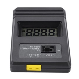 Digital LCD Thermometer with K Type Thermocouple Sensor Probe, K Type Thermocouple Wire TM-902C Digital Thermometer Portable Temperature Meter