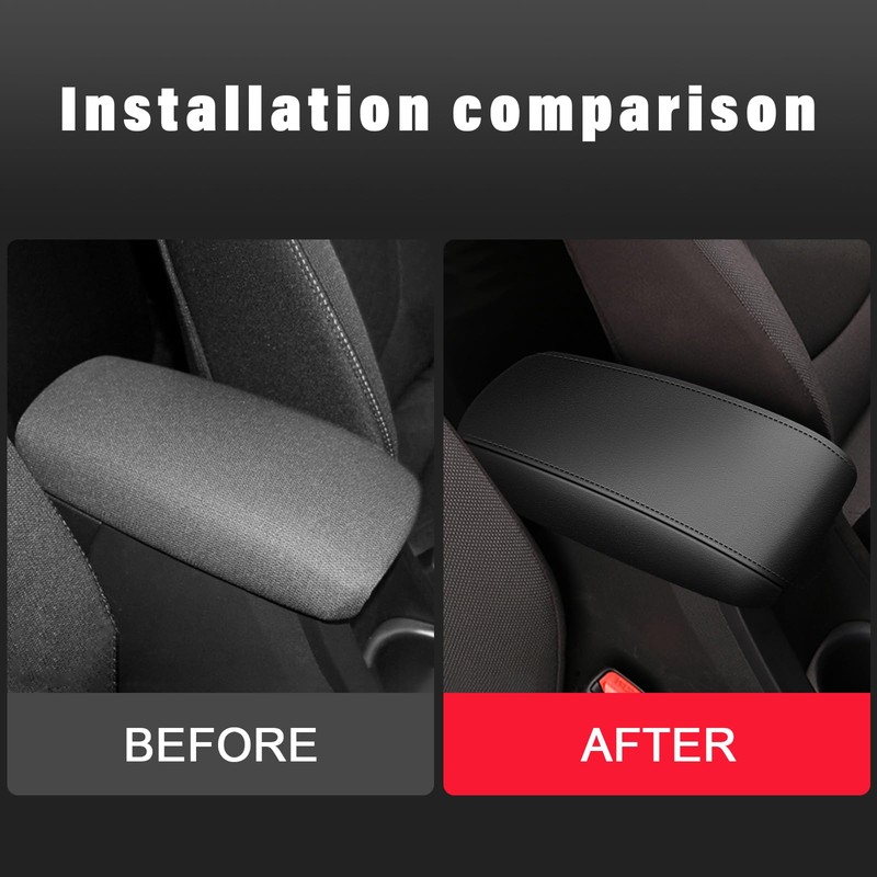 awnexuct Armrest Covers for 2012-2017 Toyota Camry Console Covers for