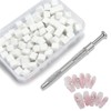 100 PCS Nail Sponges for Ombré,Nail Art Tools Sponge Brush,A