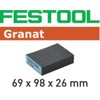 Festool 201082 120 Grit Abrasive Sanding Blocks 6-Piece, Multi-Colour
