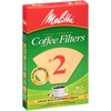 Melitta 612412 #2 Natural Brown Cone Coffee Filters 40 Count
